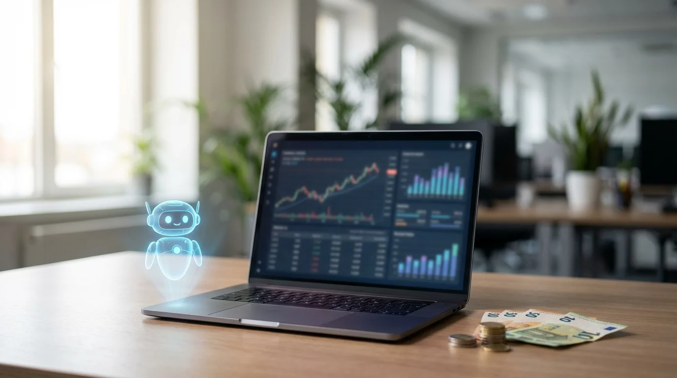 Illustration budget et retour sur investissement d'un agent IA pour entreprise