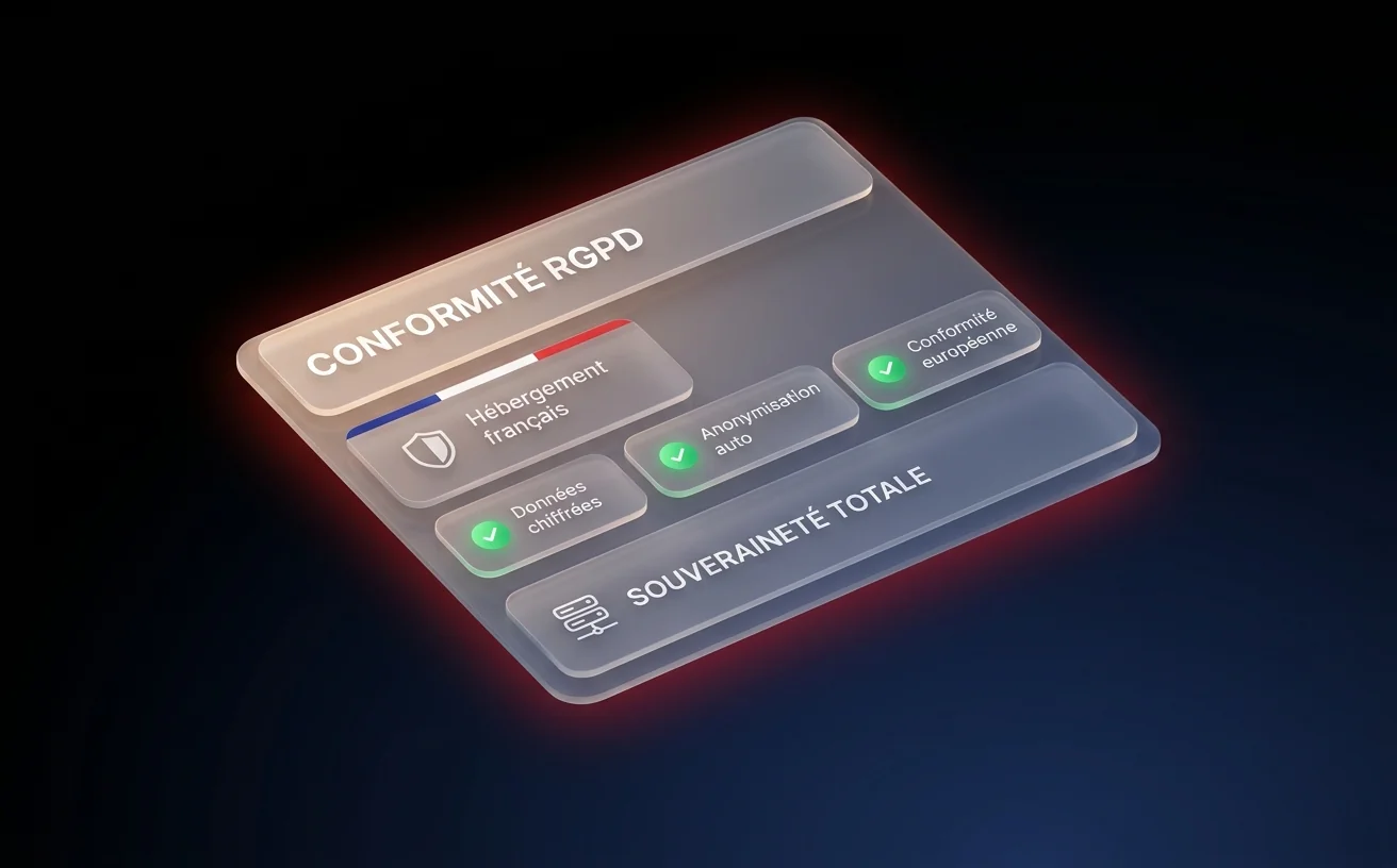 Conformité RGPD totale et hébergement français pour vos données commerciales