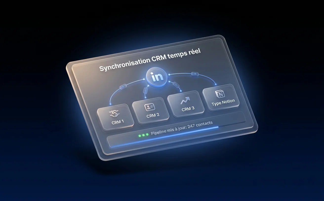 Synchronisation CRM temps réel pour LinkedIn