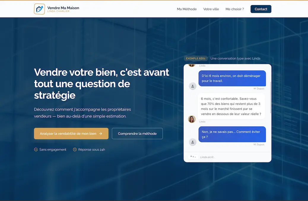 Vendre Ma Maison - Lead generation immobilier