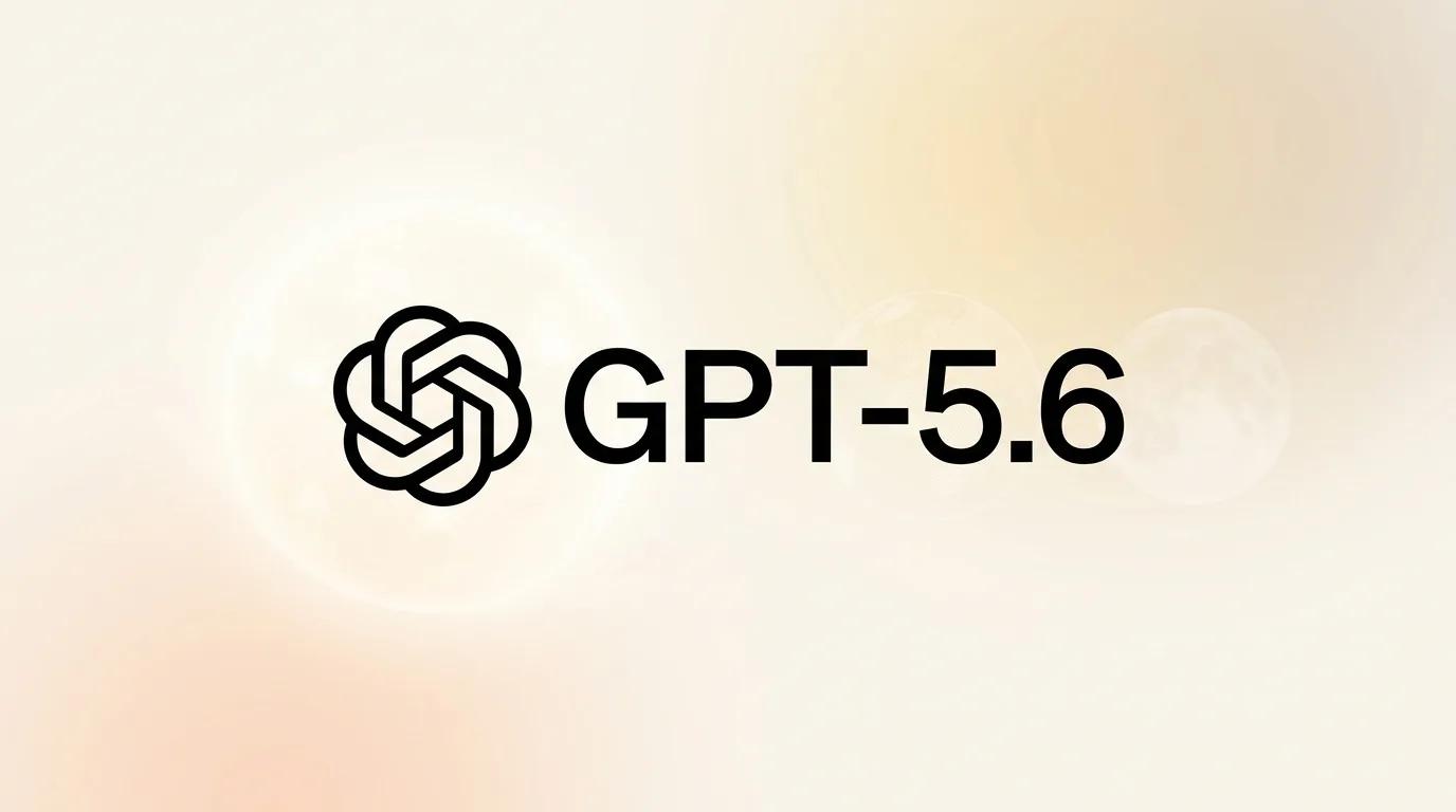 Logo OpenAI et titre GPT-5.6, la famille de modèles Sol Terra Luna